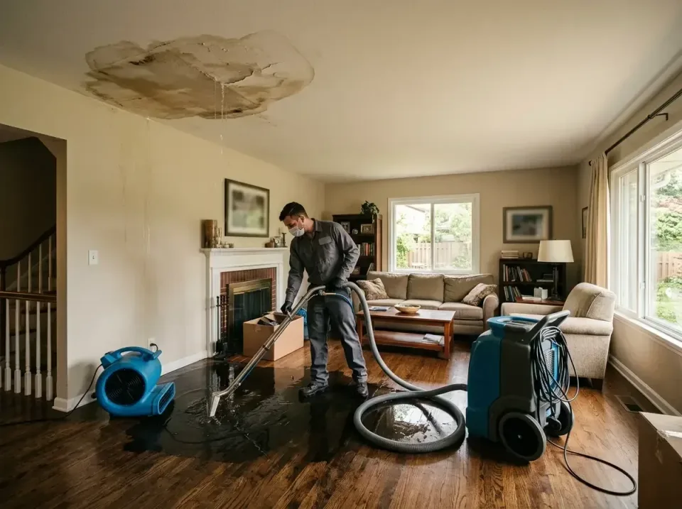 attic-pipe-burst-ceiling-drip-008 — frequently asked questions, Water Damage Restoration & Carpet Care in Hinckley, IL